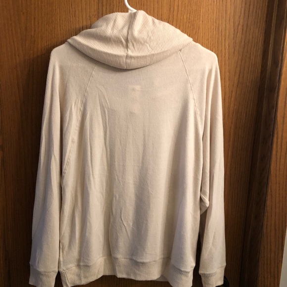Express One Eleven Cowl Neck Tunic Sweatshirt - Picture 3 of 4